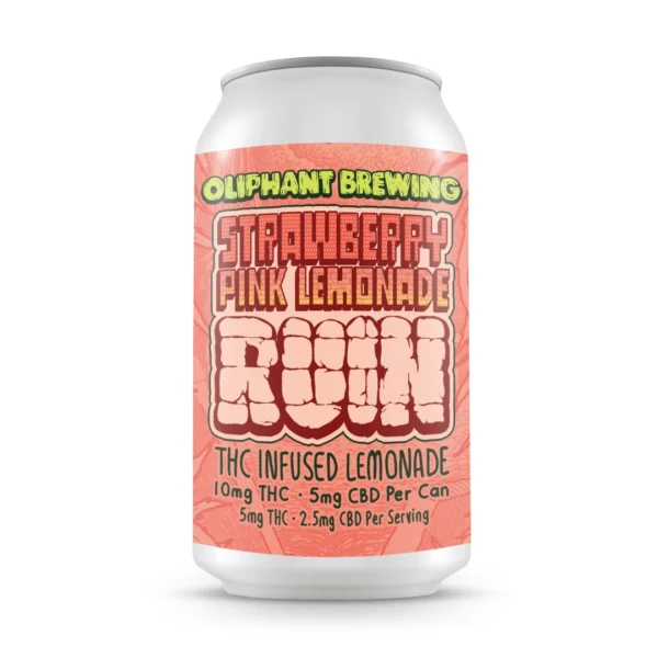 Oliphant Brewing Ruin THC Infused Strawberry Pink Lemonade 10mg THC / 5mg CBD